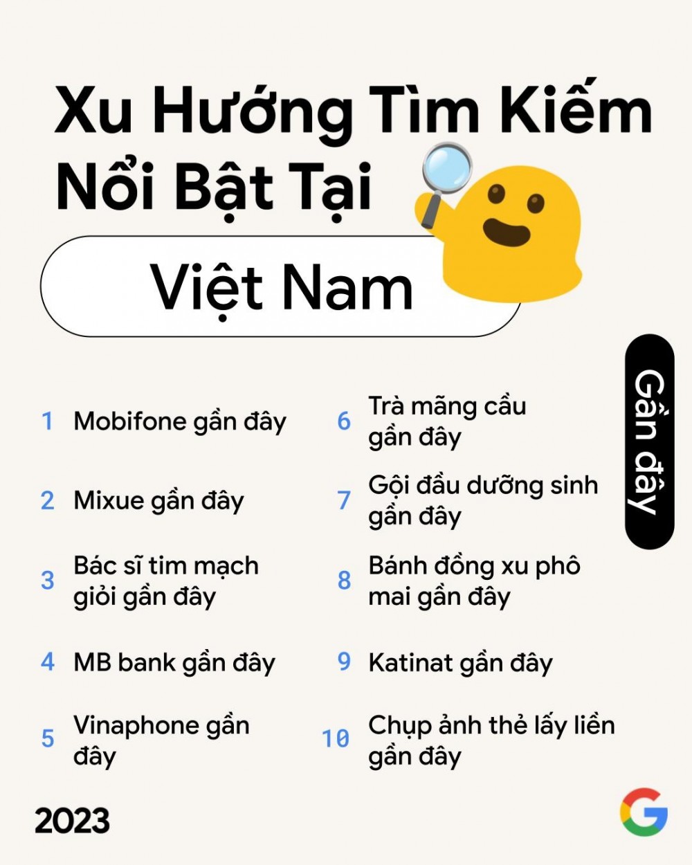 Người Việt tìm kiếm gì nhiều nhất năm qua?