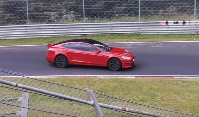 tesla model s plaid nurburgring, tesla model s plaid EV