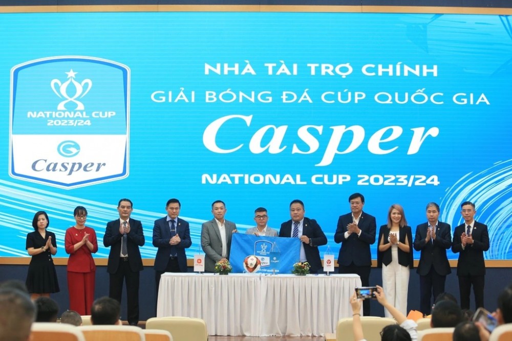 Casper Việt Nam: Nhà tài trợ chính cho Giải bóng đá Cúp Quốc gia 2023- 2024