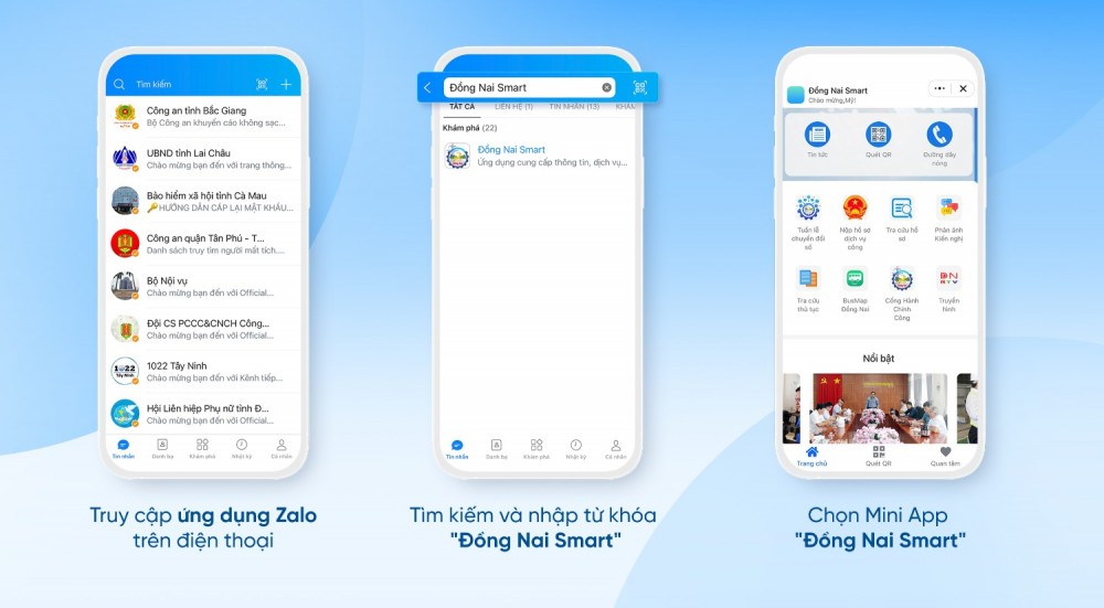 mini app Đồng Nai Smart