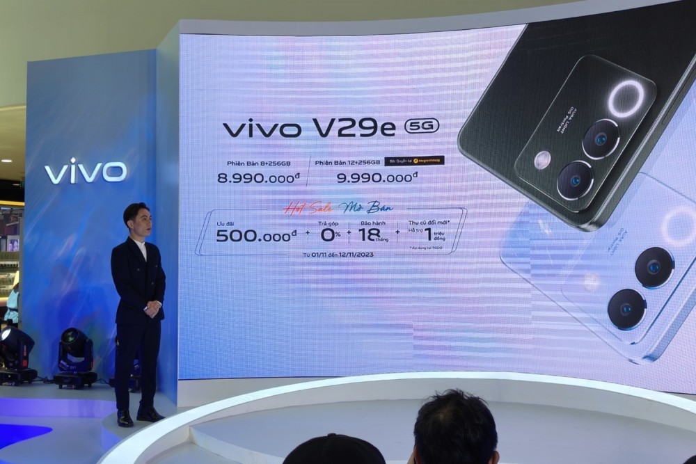 vivo ra mắt bộ đôi smartphone mới thuộc dòng V29 series