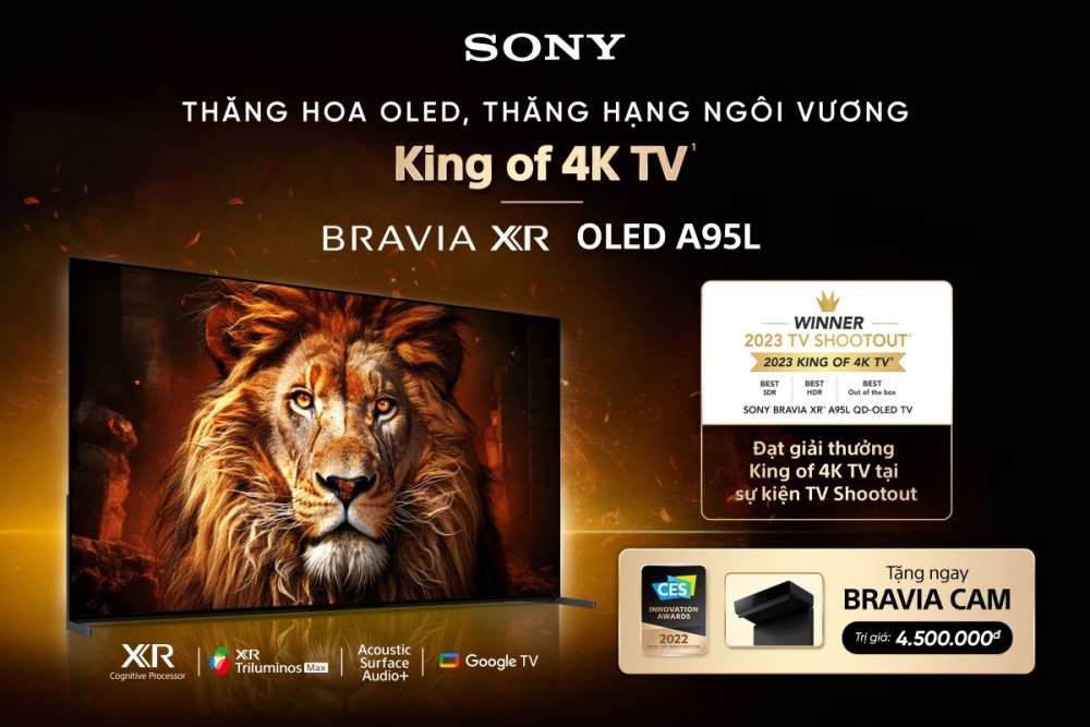 Sony "King of 4K TV 2023" chính thức lên kệ tại Việt Nam