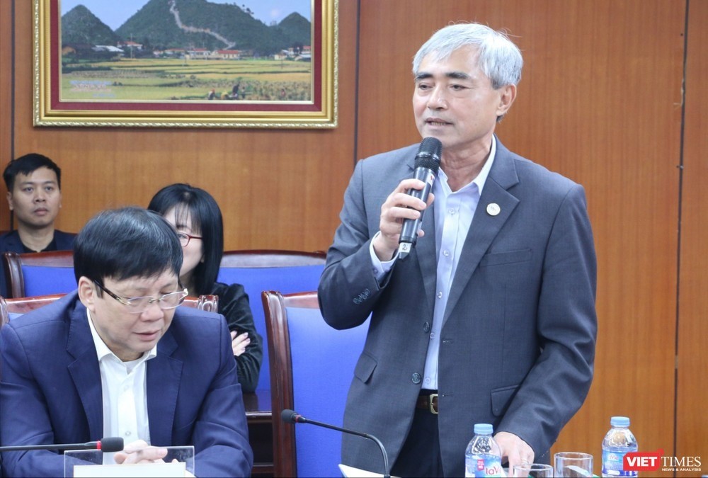 Ông Nguyễn Minh Hồng - Chủ tịch Hội Truyền thông số Việt Nam - trao đổi về các kết quả đạt được trong năm 2023