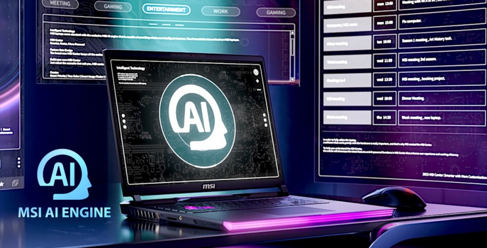 CES 2024: MSI giới thiệu loạt laptop mới hỗ trợ AI 