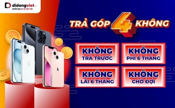 Bảng giá iPhone VN/A chưa bao giờ rẻ đến thế tại Di Động Việt 