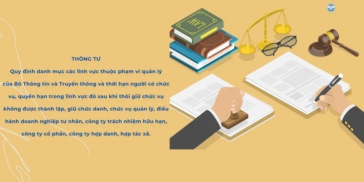 Bộ Thông tin và Truyền thông (TT&TT) đang dự thảo và lấy ý kiến góp ý nhân dân Thông tư quy định danh mục các lĩnh vực thuộc phạm vi quản lý của Bộ TT&TT và thời hạn người có chức vụ, quyền hạn trong lĩnh vực đó sau khi thôi giữ chức vụ không được thành lập, giữ chức danh, chức vụ quản lý, điều hành doanh nghiệp tư nhân, công ty trách nhiệm hữu hạn, công ty cổ phần, công ty hợp danh, hợp tác xã.