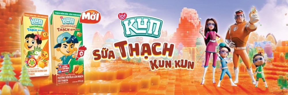 CÔNG TY CỔ PHẦN SỮA QUỐC TẾ (IDP) vừa ra mắt sản phẩm Sữa Thạch nhãn hiệu Kun được đóng trong hộp giấy XSlimBloc của SIG, thực hiện bởi công nghệ Drinksplus tích hợp cùng máy chiết rót XSlim 24 Aseptic của SIG.