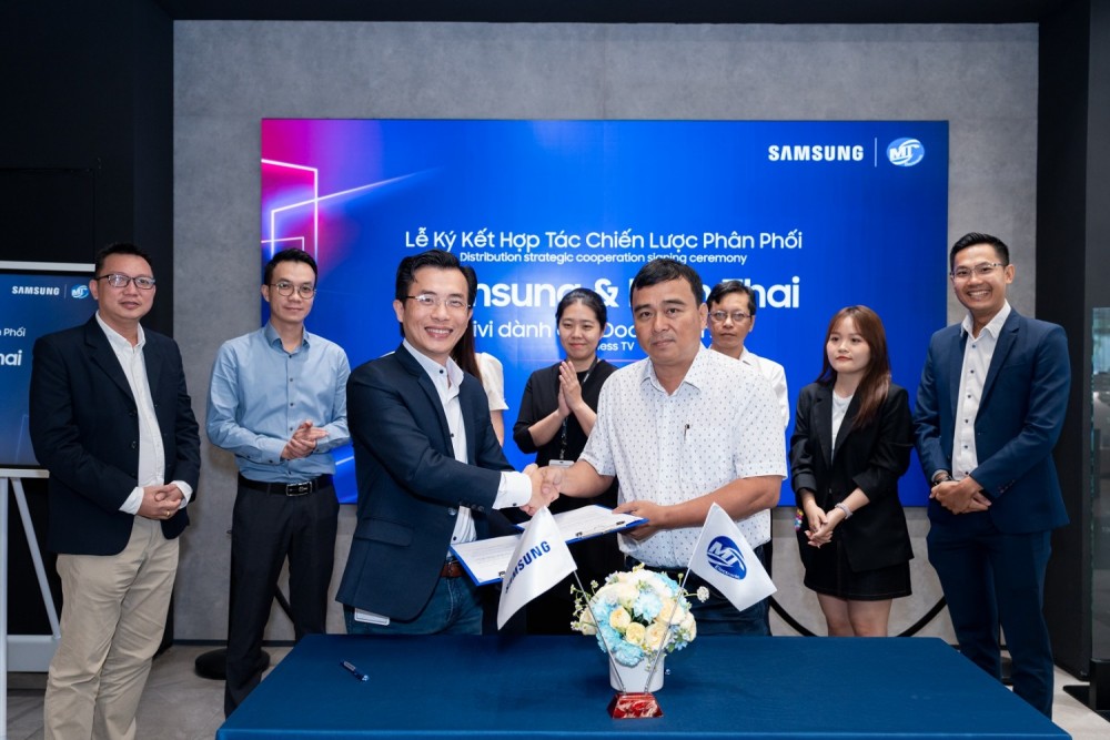 Minh Thái sẽ phân phối màn hình TV Samsung