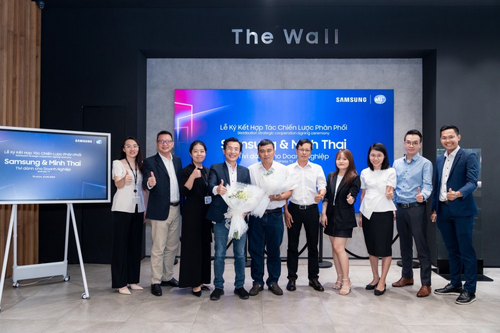 Minh Thái sẽ phân phối màn hình TV Samsung