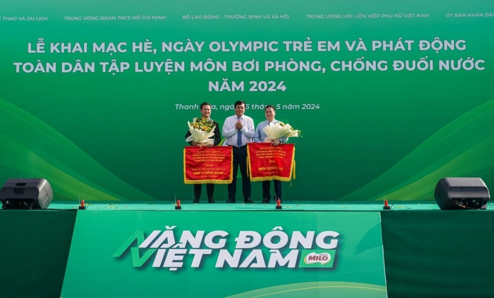Nestlé MILO đồng hành cùng chương trình phòng, chống đuối nước năm 2024