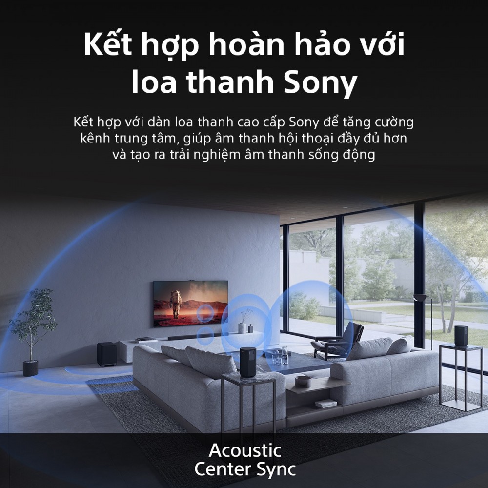 TV SONY kết hợp cùng loa thanh