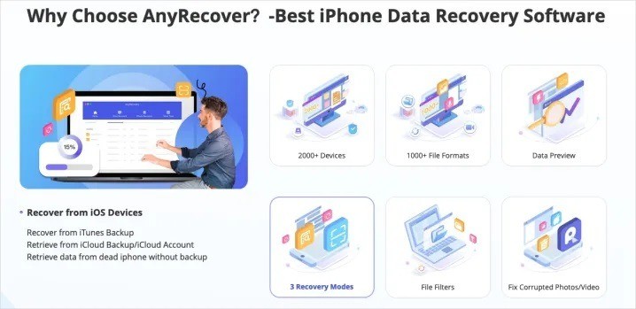 7 phần mềm phục hồi dữ liệu chuyện dụng cho iPhone, phục hồi dữ liệu iPhone, cách lấy lại dữ liệu trên iPhone, 