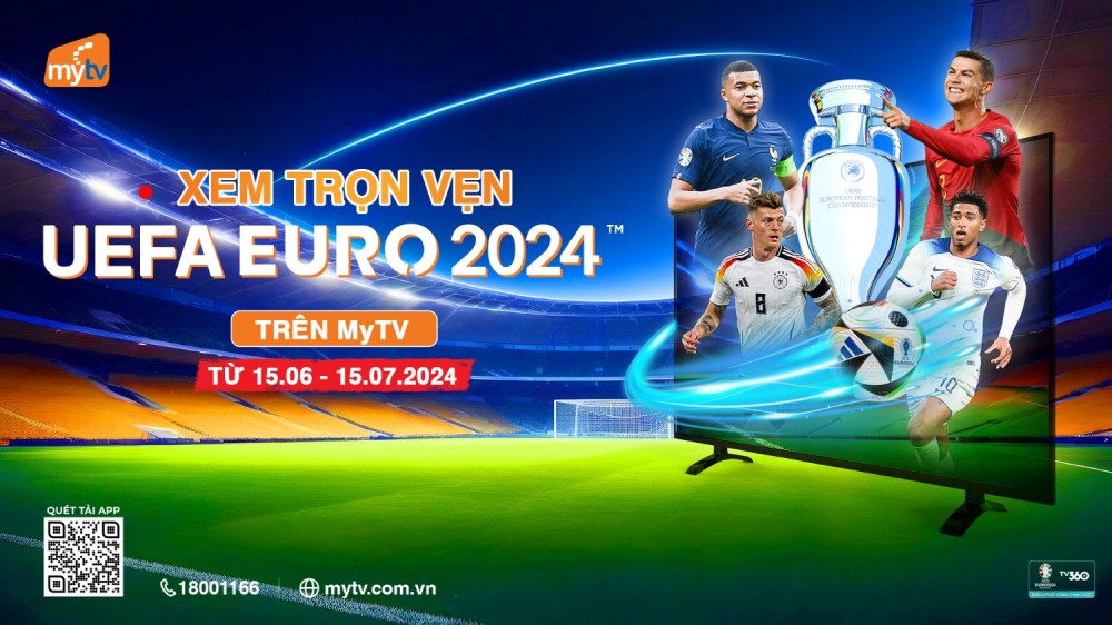 Cùng MyTV xem trọn mùa Euro Cup 2024
