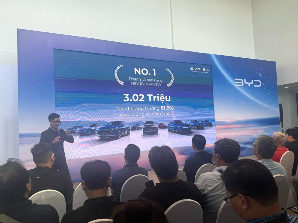 BYD lần đầu tiên tổ chức tuần lễ lái thử tại Việt Nam
