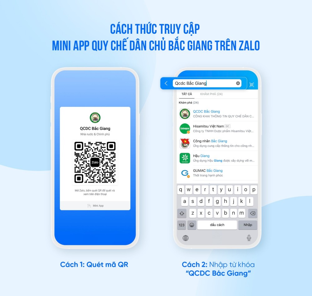 Nhằm số hoá quyền dân chủ của người dân trong tỉnh, Bắc Giang ra mắt mini app Quy chế dân chủ Bắc Giang trên Zalo