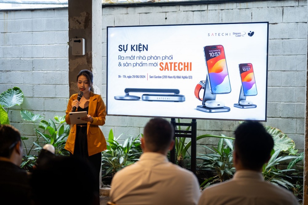 Satechi - thương hiệu phụ kiện cao cấp đến từ Mỹ chính thức công bố Công ty TNHH Streamcast Asia Việt Nam là đối tác phân phối toàn bộ các dòng sản phẩm Satechi tại thị trường Việt Nam.