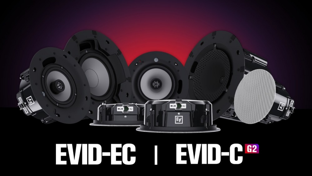 Theo đó EVID-C-G2 và EVID-EC vừa chính thức được ra mắt tại sự kiện InfoComm 2024 là dòng loa trần EVID được giới âm thanh chuyên nghiệp trên toàn thế giới đánh giá cao.