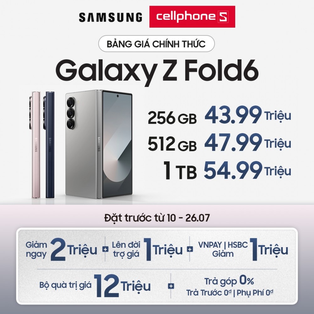 Bộ đôi Galaxy Z Fold6 và Galaxy Z Flip6 vừa chính thức ra mắt toàn cầu vào tối hôm qua tại Kinh đô ánh sáng được nâng cấp cả về thiết kế và trải nghiệm Galaxy AI.