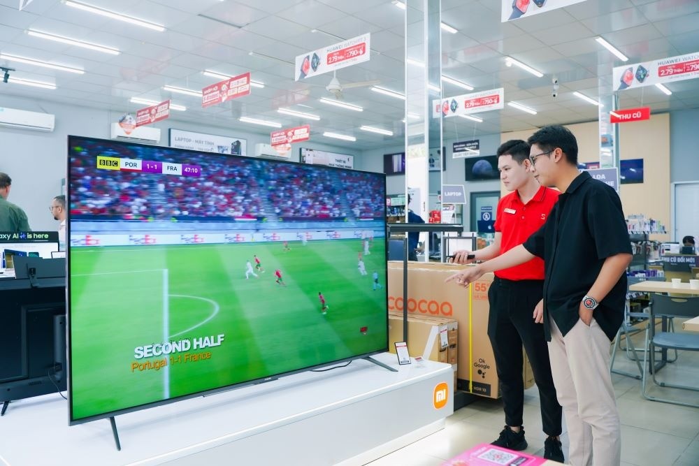 CellphoneS mở bán loạt TV QLED 2025 giá chỉ từ 6 triệu