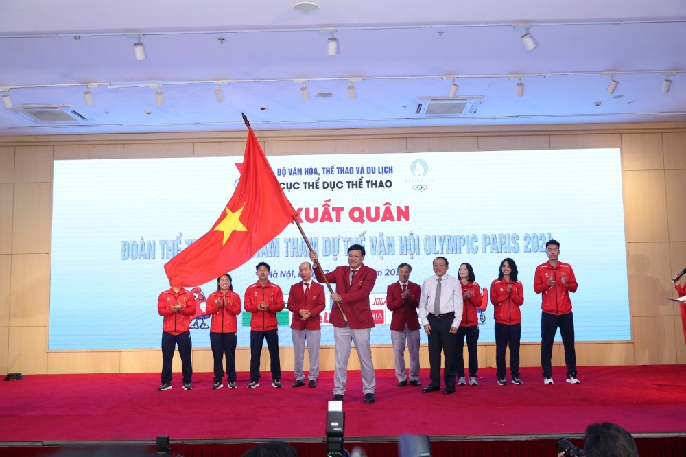 Trong lễ xuất quân cho các vận động viên đoàn thể thao Việt Nam tham dự Olympic Paris 2024, Herbalife Việt Nam một lần nữa có mặt trong sự kiện lần này với tư cách là nhà tài trợ.