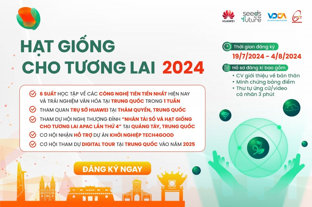 Đây là chương trình do Huawei Việt Nam phối hợp cùng Hội Truyền thông số Việt Nam (VDCA) và Học viện Côngnghệ Bưu chính Viễn thông (PTIT) tổ chức.