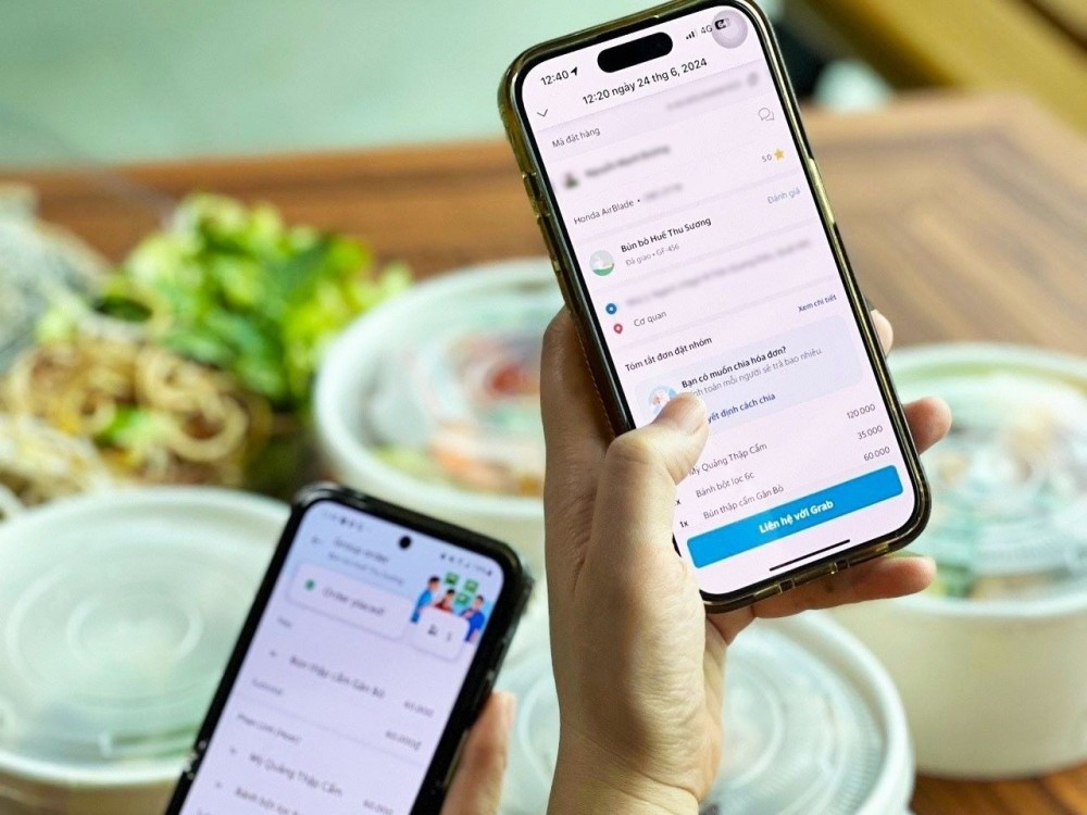 Với công cụ cho phép người dùng thanh toán trực tiếp trên hóa đơn đã được chia, GrabFood vừa nâng cấp công cụ chia hóa đơn trong tính năng Đặt đơn nhóm, cho phép các thành viên thanh toán trực tiếp số tiền đã được chia ngay trên nền tảng Grab.