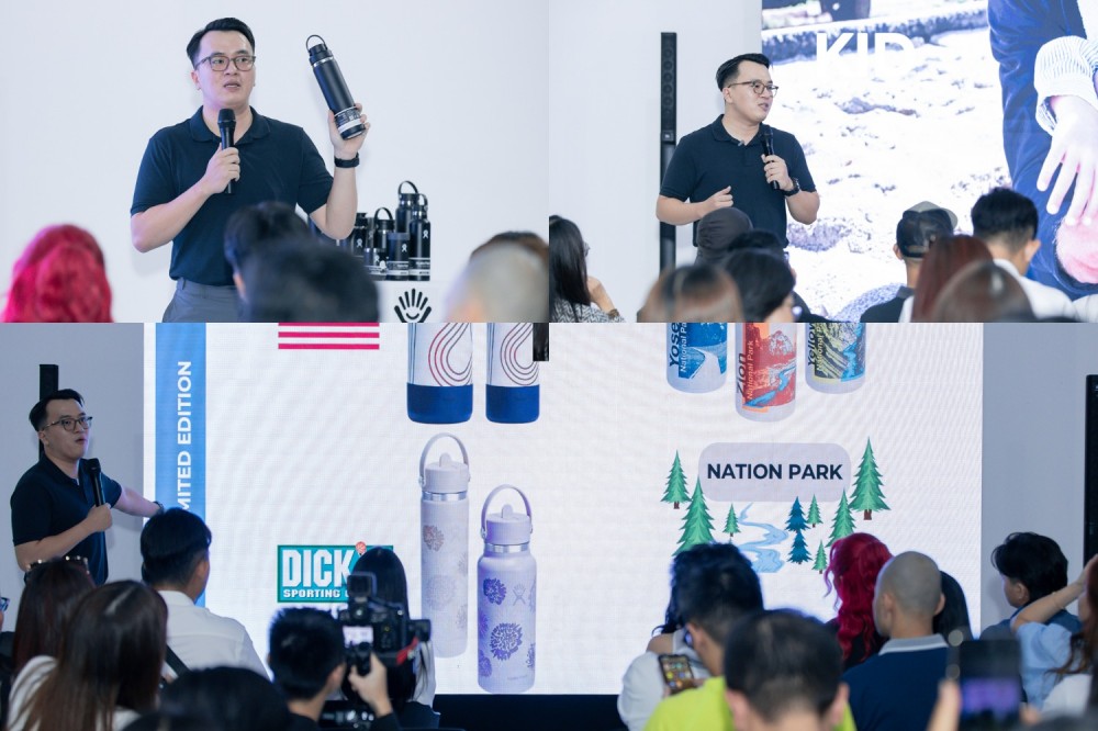 Trong buổi ra mắt thương hiệu mới Hydro Flask còn có sự góp mặt chia sẻ của 2 khách mời là anh Mai Triều Nguyên – Travel Motor Vlogger cũng là một CEO Mai Nguyên Rider và anh Lư Hoàng Thông – Solo Camping Vlogger cùng chia sẻ về những hành trình và chuyến đi cùng “người bạn đồng hành” Hydro Flask của mình đi khắp nơi.