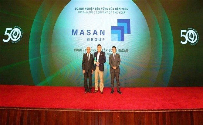 Masan Group được vinh danh Top 50 Doanh nghiệp phát triển bền vững tiêu biểu Việt Nam 2024