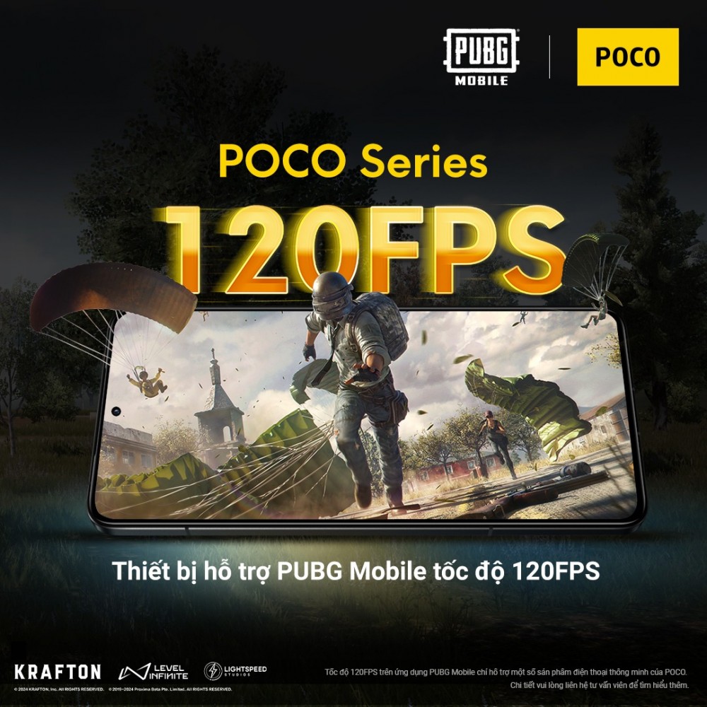 POCO vừa cho biết kế hoạch hợp tác với PUBG MOBILE tổ chức giải PUBG MOBILE Super League Đông Nam Á mùa Thu 2024 (2024 PUBG MOBILE Super League Southeast Asia Fall - 2024 PMSL SEA Fall).