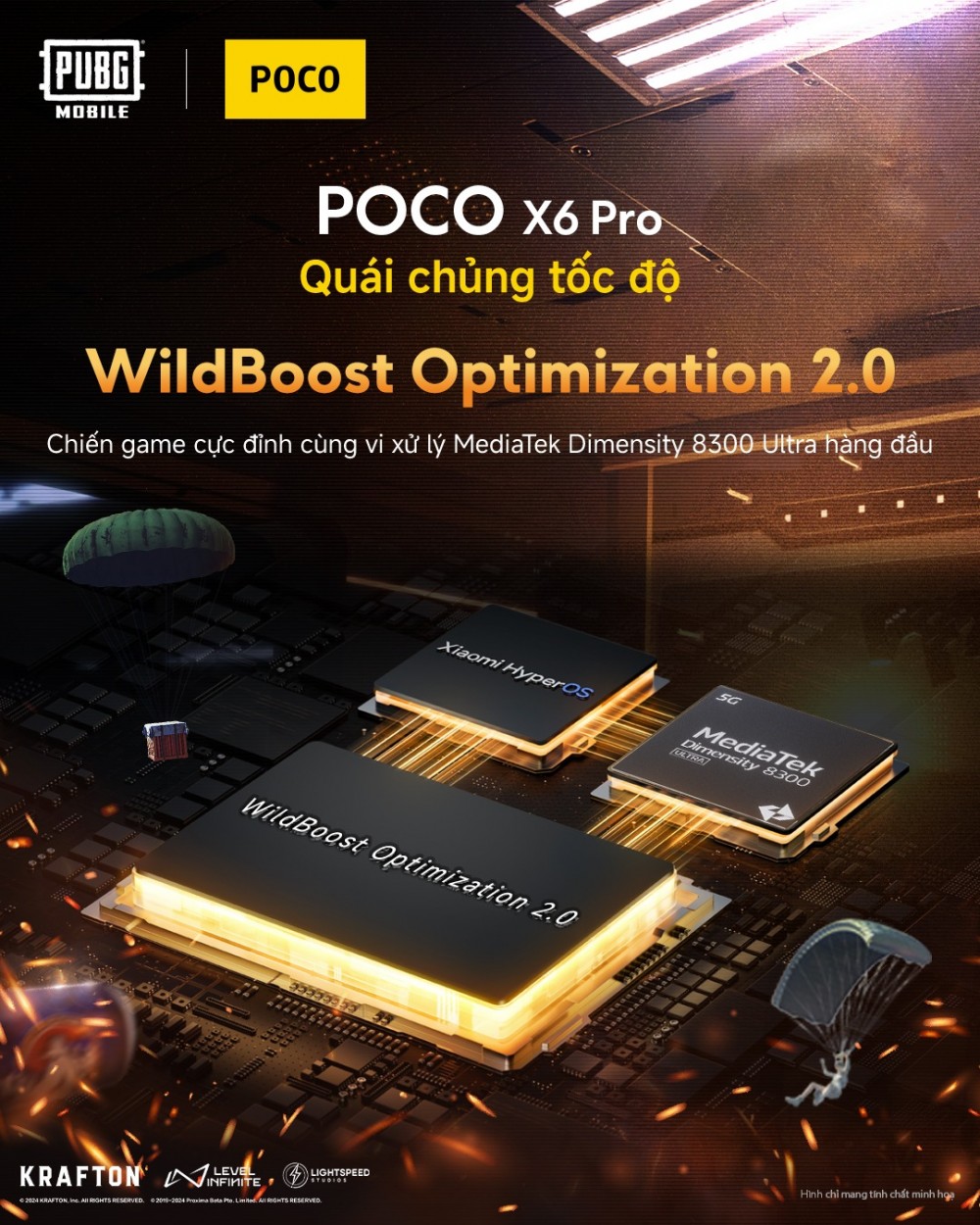 POCO vừa cho biết kế hoạch hợp tác với PUBG MOBILE tổ chức giải PUBG MOBILE Super League Đông Nam Á mùa Thu 2024 (2024 PUBG MOBILE Super League Southeast Asia Fall - 2024 PMSL SEA Fall).