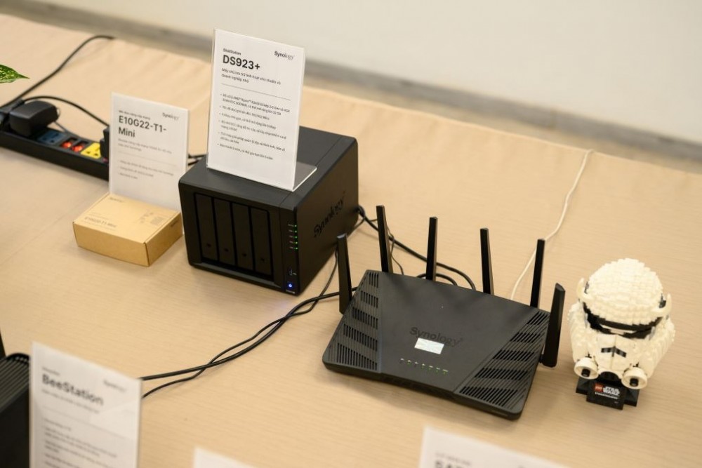Tại sự kiện, Synology đã trưng bày nhiều dòng sản phẩm khác nhau cho các nhà sáng tạo: