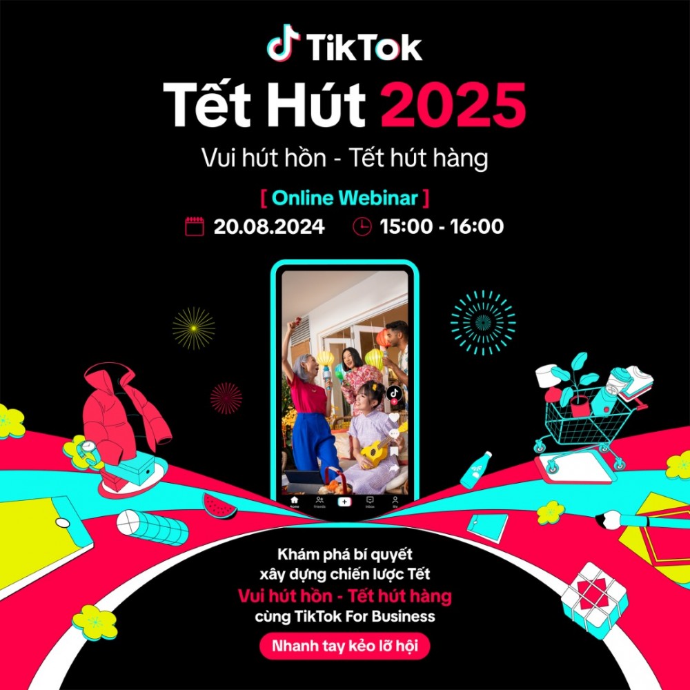 Đây là sự kiện vừa được Tiktok tổ chức nhằm chia sẻ những bí quyết xây dựng chiến lược để các doanh nghiệp có thể nắm bắt cơ hội trên nền tảng social-commerce TikTok.