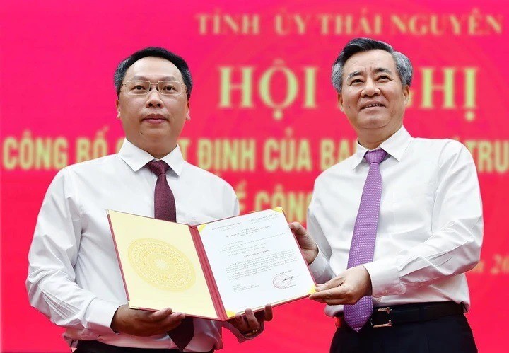 Tân Phó Bí thư Tỉnh ủy Thái Nguyên, Thứ trưởng Bộ TT&TT Nguyễn Huy Dũng