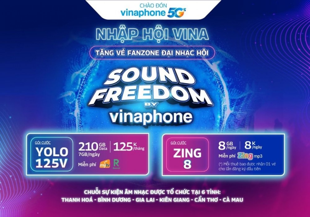 Sound Freedom by VinaPhone mùa 2 chính thức quay trở lại cùng những trải nghiệm âm nhạc đỉnh cao, nhiều  xu hướng sáng tạo nghệ thuật mới mẻ và dàn line-up cực hot.