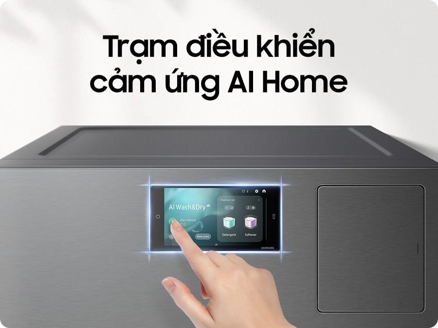 Samsung Bespoke AI Heatpump còn có khối lượng giặt sấy siêu lớn