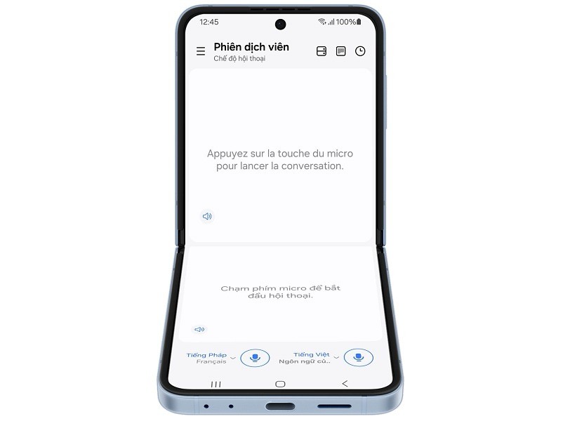 Một trong những tính năng cực kỳ tiện ích chỉ có trên Galaxy AI đó là tính năng Phiên dịch viên (Interpreter) 