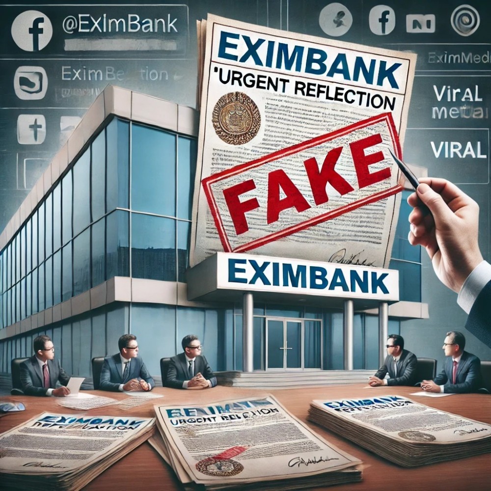 Eximbank cho biết đơn 'phản ánh khẩn cấp' không rõ nguồn gốc, không phải là văn bản của Ban kiểm soát