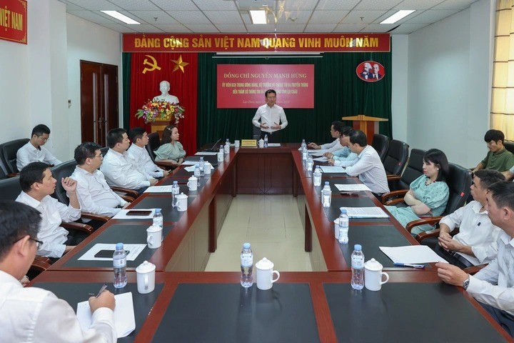Lai Châu thúc đẩy chuyển đổi số, đoàn công tác Bộ TT&TT