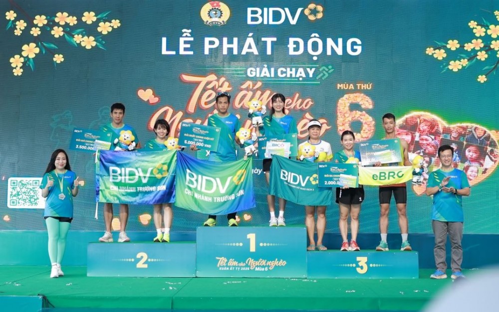Đó là giải chạy thiện nguyện online vừa được Ngân hàng Công ty TMCP Đầu tư và Phát triển Việt Nam (BIDV) phát động với mong muốn mang đến cuộc sống tốt đẹp hơn cho người dân Việt Nam.