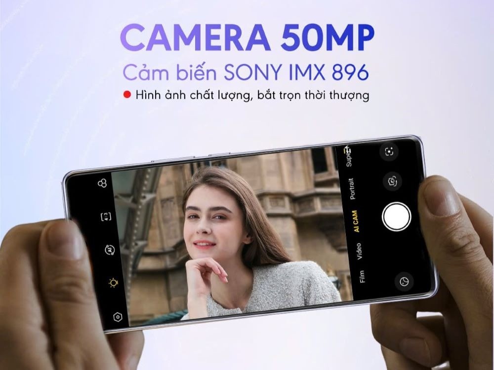 Đây là mẫu máy được dự đoán sẽ chinh phục khách hàng phân khúc tầm trung khi sở hữu ống kính chuyên nghiệp với cảm biến Sony IMX 896 siêu nhạy, màn hình cong kép độc đáo mang đến trải nghiệm thị giác tuyệt vời, cùng thiết kế thời thượng, hiệu năng mạnh mẽ, kết hợp cùng thuật toán AI hoàn toàn mới.