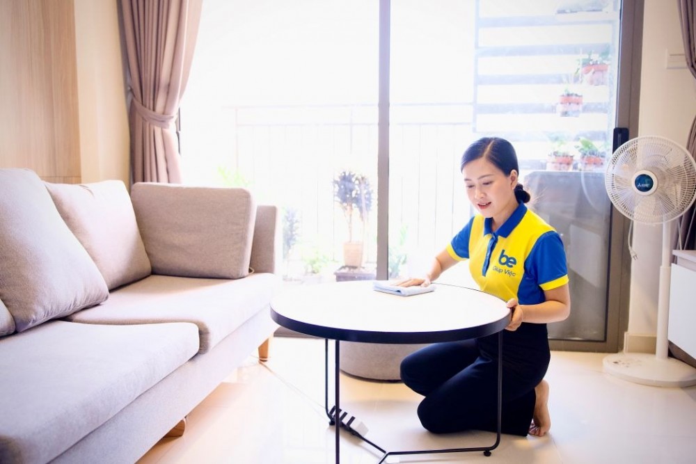 Hướng dẫn đặt dịch vụ beGiúpviệc trên Siêu ứng dụng BE.