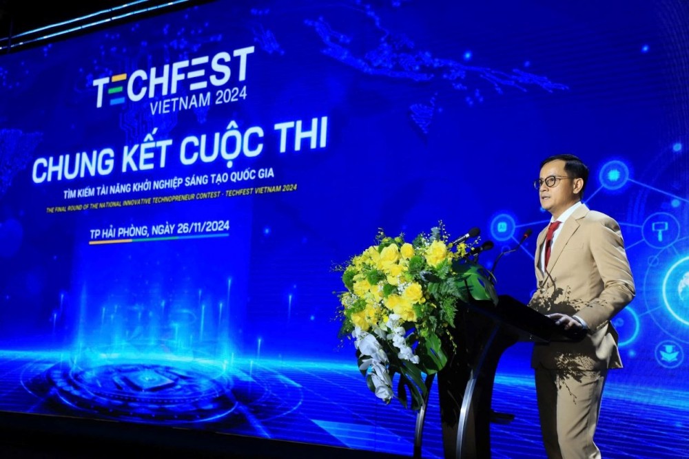 Chuỗi sự kiện ngày hội khởi nghiệp sáng tạo quốc gia Techfest Vietnam 2024 vừa được tổ chức tại hải Phòng là một trong những sự kiện thường niên lớn nhất dành cho cộng đồng khởi nghiệp sáng tạo Việt Nam, được tổ chức dưới sự chỉ đạo của Bộ Khoa học và Công nghệ và một số bộ, ngành Trung ương, tổ chức chính trị xã hội.