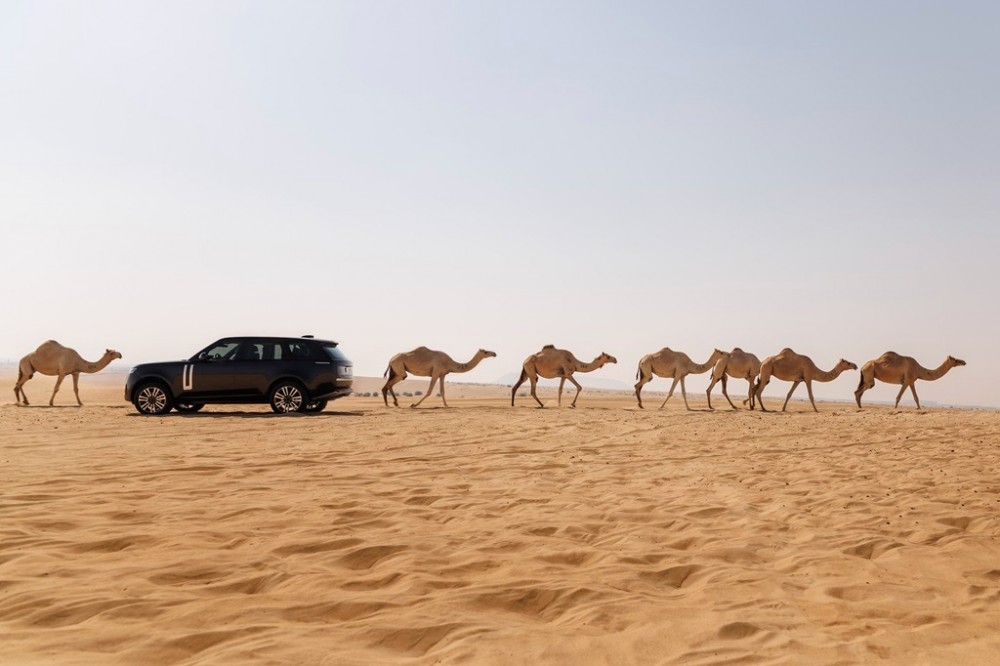 thử nghiệm khắc nghiệt, dubai, SUV điện hạng sang Range Rover, Range Rover thuần điện, Range Rover Electric 