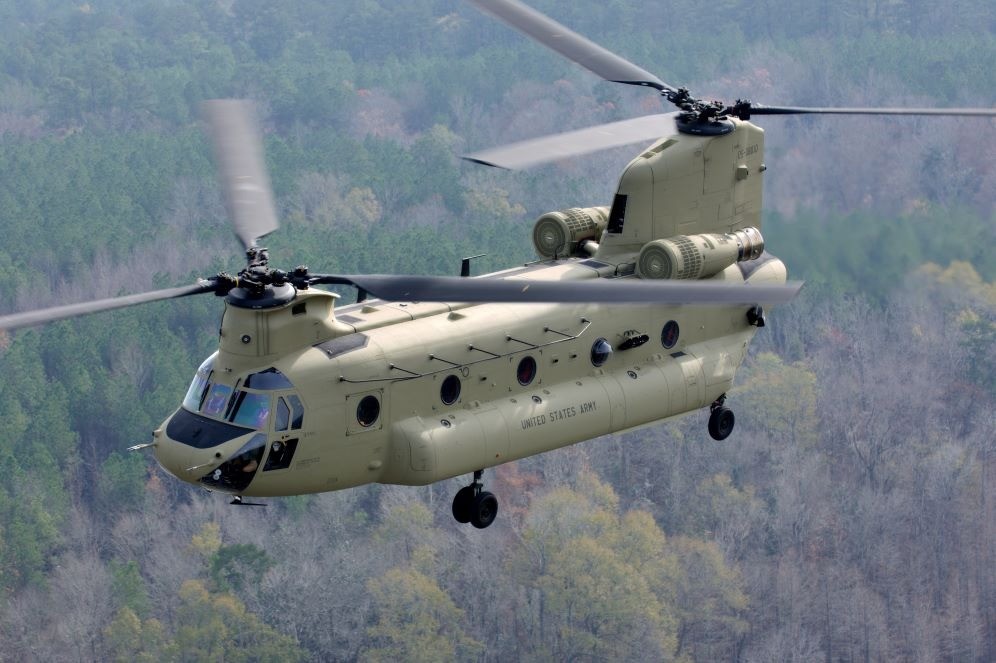 CH-47F Chinook aircraft