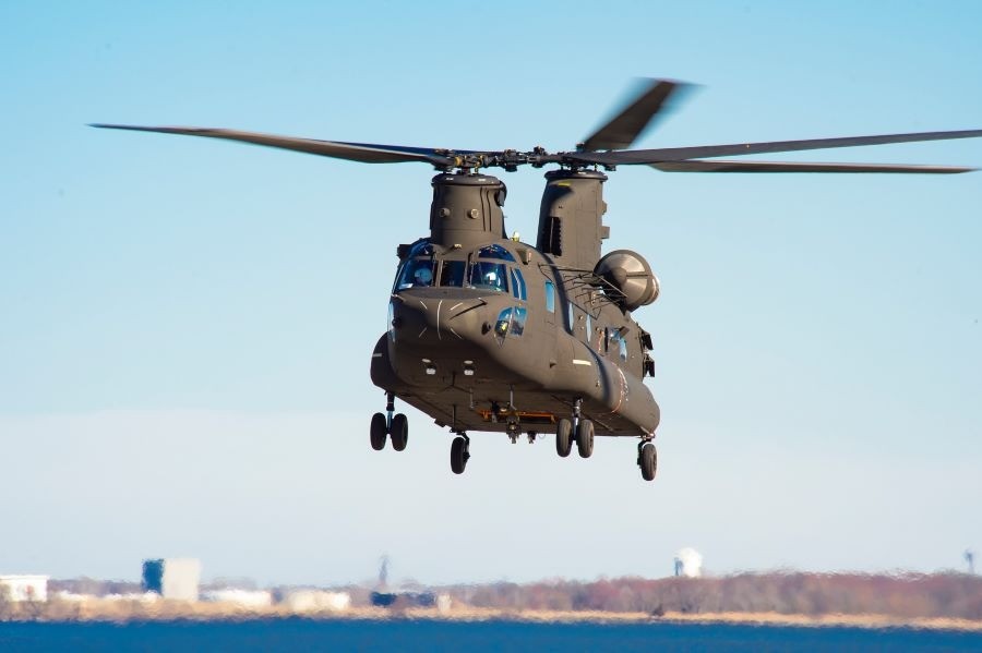 CH-47F Chinook aircraft