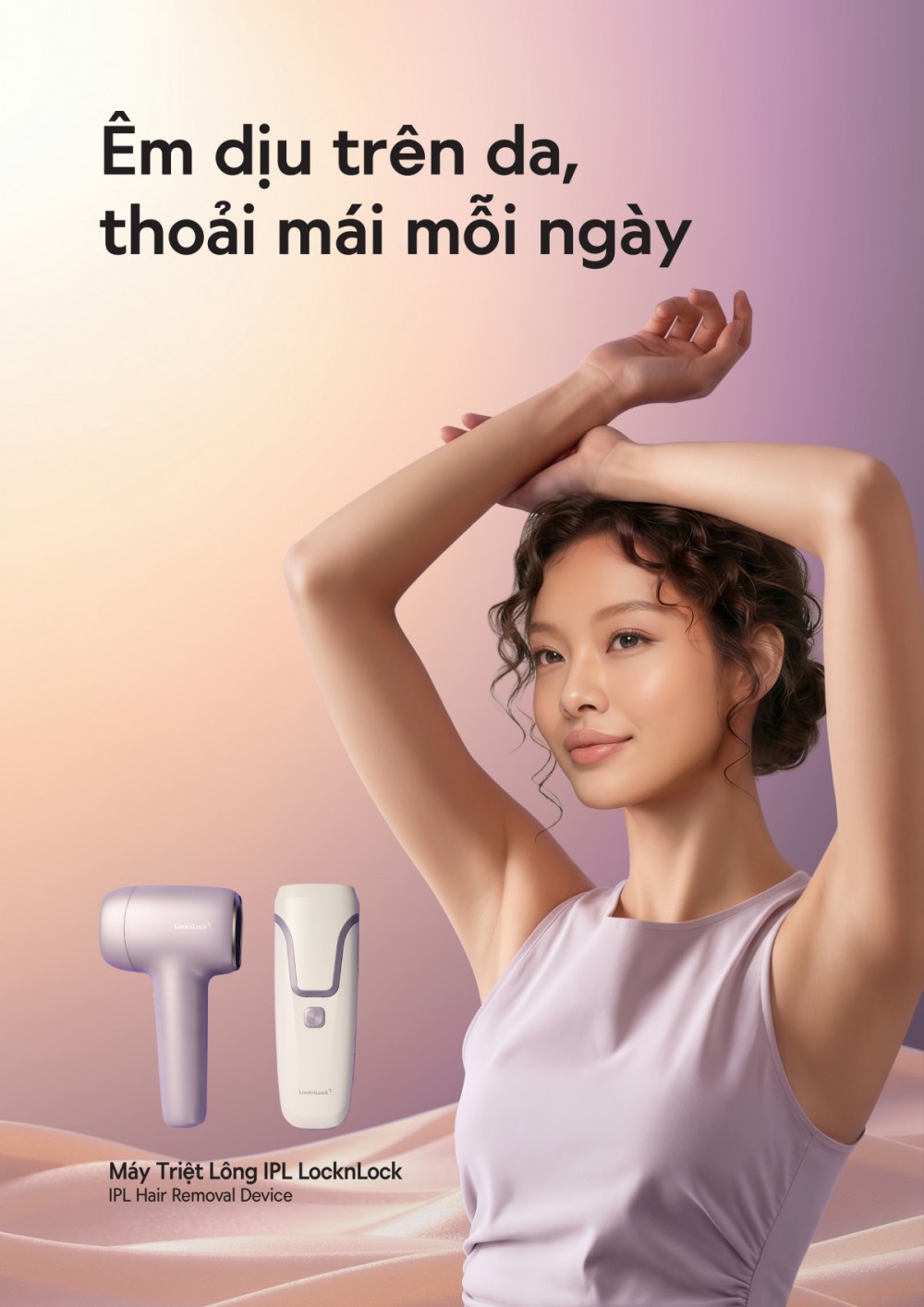 LocknLock ra mắt máy triệt lông lạnh công nghệ IPL, nâng tầm trải nghiệm làm đẹp tại nhà