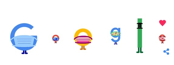 Google Doodle: Cách phòng chống vi rút Corona