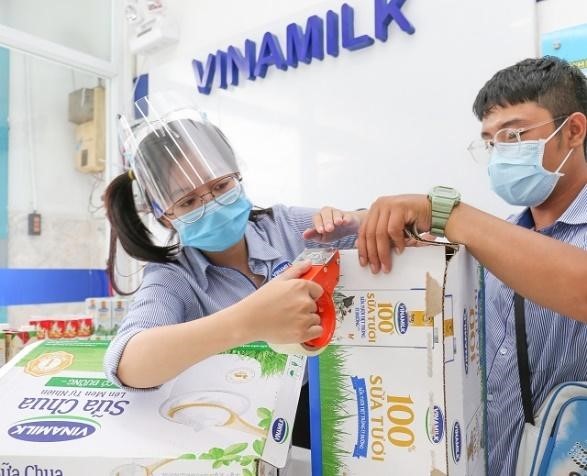 Hệ thống Giấc mơ sữa Việt của Vinamilk với hơn 500 cửa hàng trên cả nước, kết hợp kênh thương mại điện tử đã đóng góp tích cực vào doanh thu quý 3/2021