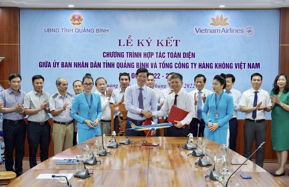 Thỏa thuận được ký kết nhằm tăng cường quảng bá hình ảnh điểm đến, nâng cao hiệu quả hoạt động xúc tiến đầu tư và du lịch, góp phần tích cực đối với sự phát triển kinh tế - xã hội của tỉnh Quảng Bình, đồng thời quảng bá hình ảnh, sản phẩm, dịch vụ của Vietnam Airlines.