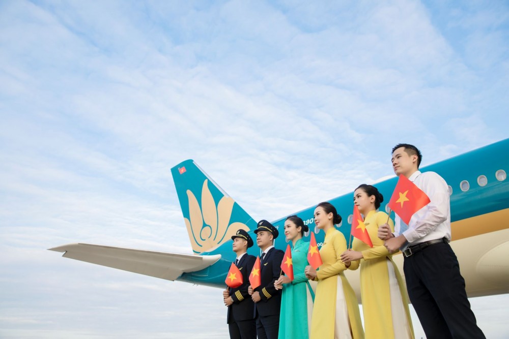 Vietnam Airlines cung ứng hơn 400 nghìn chỗ dịp Quốc khánh 2/9 (ảnh VNA).